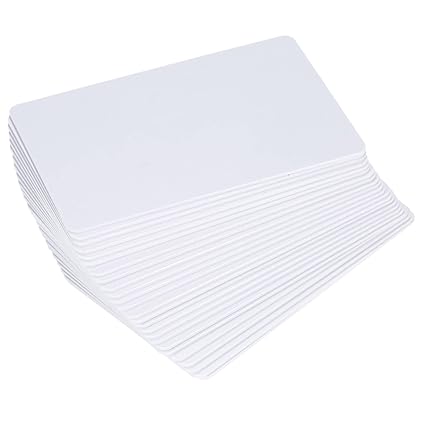 25pcs/Set 125KHz Card Readable Writable Rewrite Blank White Key Cards for Access Control(25pcs)-POOWE