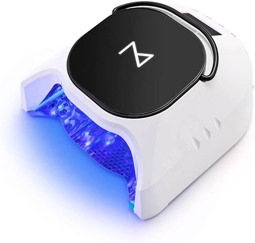 M Profesional híbrido 86W inalámbrico recargable UV LED lámpara de curado de uñas inalámbrico secador de uñas para uñas de gel, manicura, pedicura