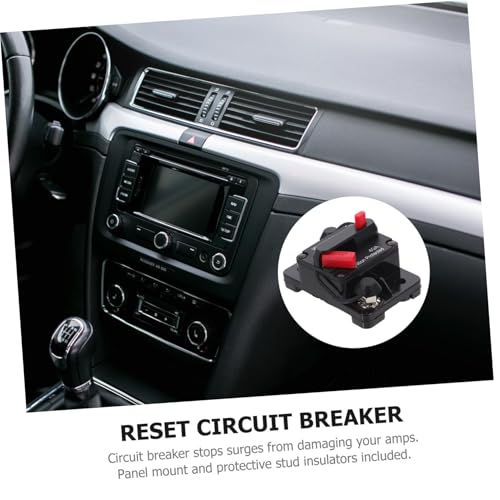 Cortacircuitos 12v-36v con reinicio manual aislador protector para panel coche barco 4