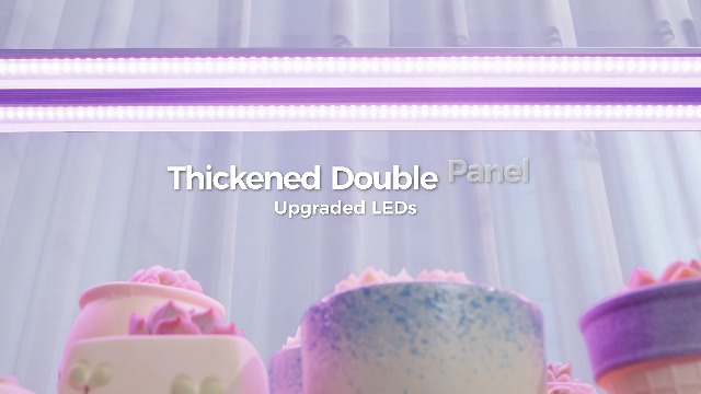 Image of Barrina TX72 4FT Grow Lights for Seed Starting, 72W(500W Equivalent), High PPFD, Full Spectrum, Linkable, Hanging Light Fixture, Grow Lights for Indoor Plants, Vegetables with On /Off Switch, 1 Pack