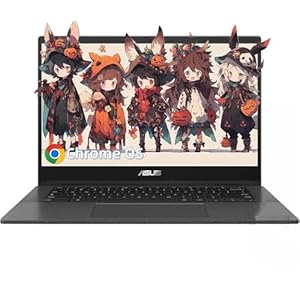 ASUS Laptop portátil Chromebook de 14 pulgadas, pantalla LED FHD de 14 pulgadas, procesador MediaTek Kompanio 520 de 8 núcleos, 4 GB de RAM, 64 GB eMMC, WiFi 6, Chrome OS, batería de larga duración de