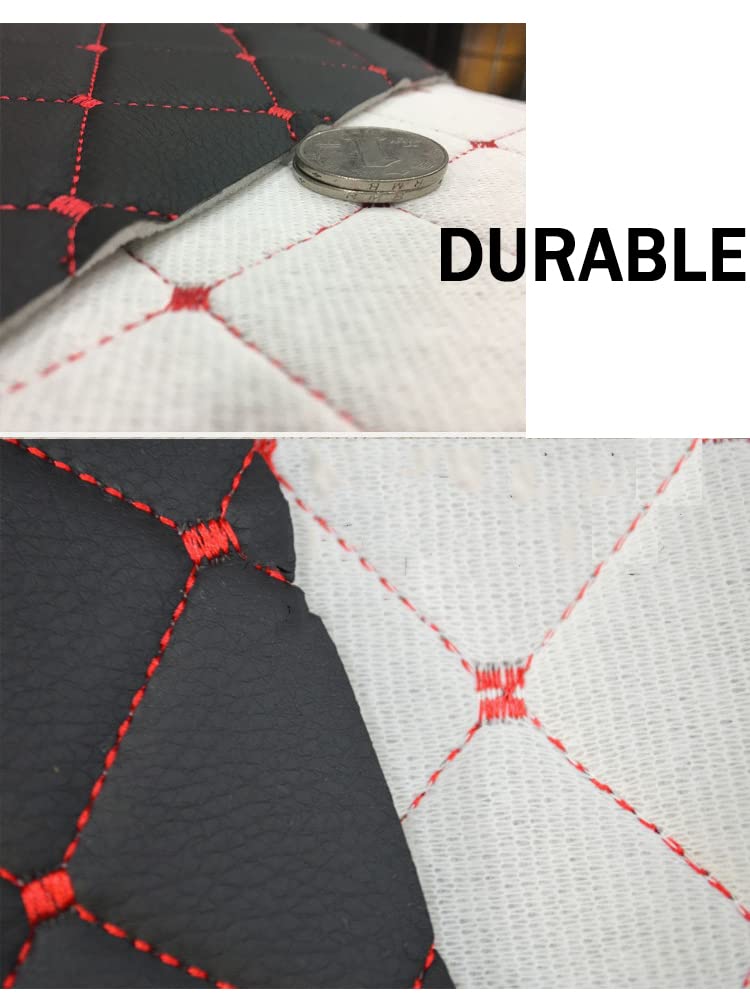 Gestepptes Leder Kunstleder Polster Vinyl Gewebe Auto PU Ledergewebe Diamant Für Die Reparatur des Autodachhimmels Sofa Stühle Sitze DIY Handwerk Breite 155 cm(Size:1.55x2m,Color:1 Gray)