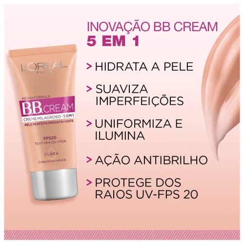 Base BB Cream L'Oréal Paris Dermo Expertise Cor Escura FPS 20, 30ml