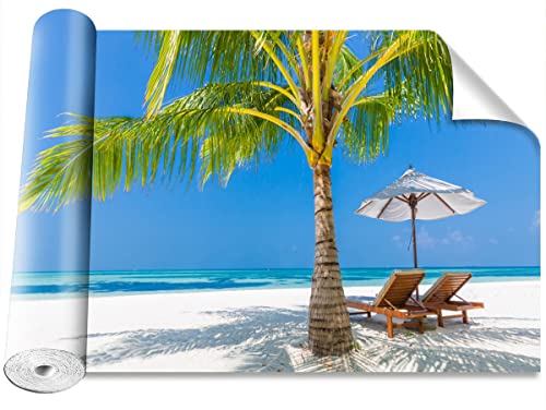 Papier peint intissé plage tropicale 208x146cm Tulup - 2