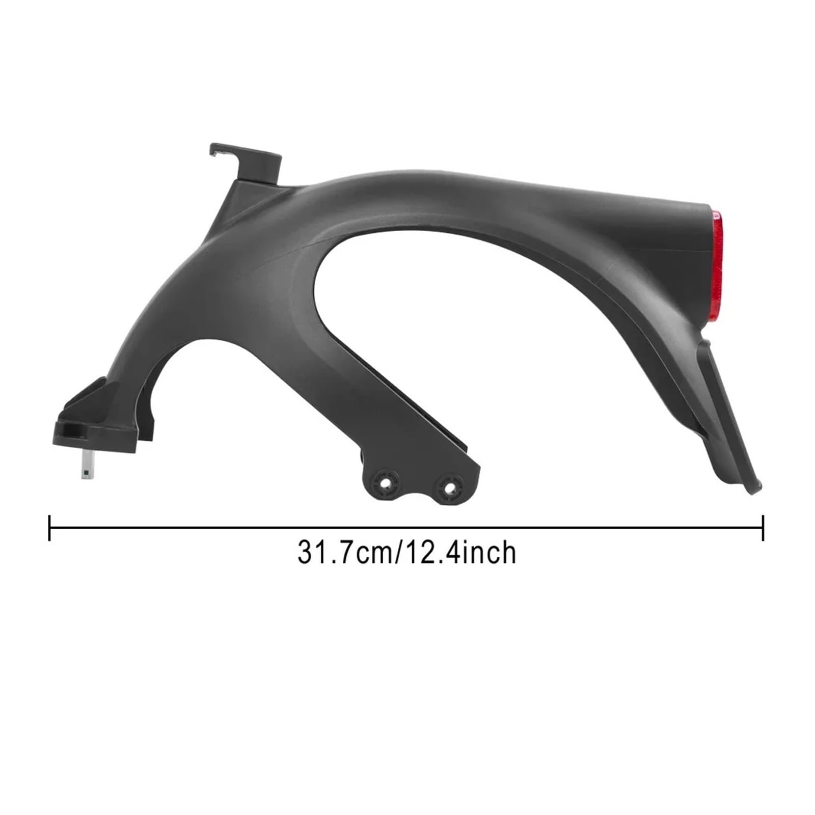 NEGRO Parafango posteriore for monopattino elettrico, adatto for Ninebot, adatto for Segway, parti del parafango Max G2 G65 con supporto for fanale posteriore integrato Paraspruzzi posteriore per scoo