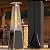 YITAHOME Patio Heater, 48,000 Btu Outdoor Pyramid Patio Heater, Quartz Glass Tube Propane Heater with Cover and Wheels for Patio, Backyard, Garden, Black
