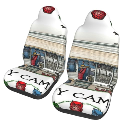 Housse de siège auto universelle Happy Camper pour en finir avec les sièges sales de SUV