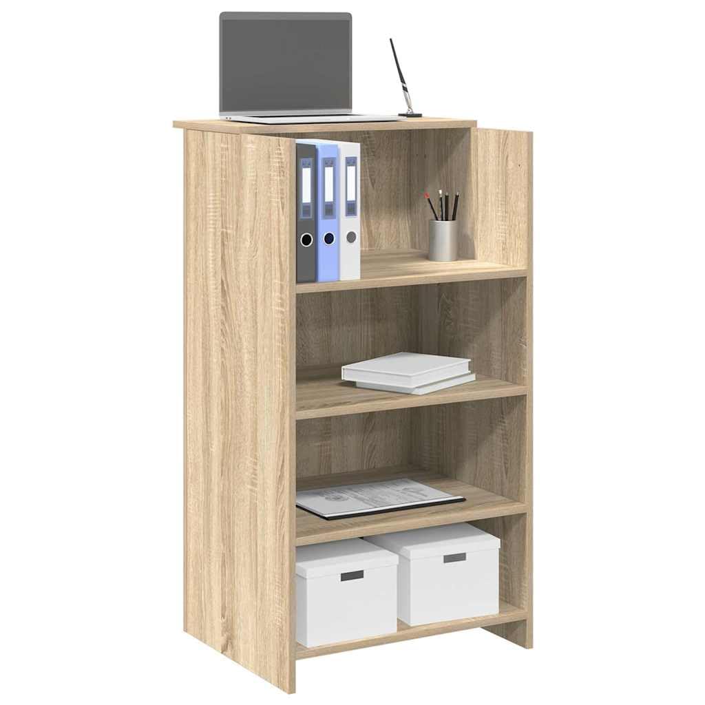 vidaXL Bureau de réception Chêne Sonoma 55x50x103,5 cm Bois d'ingénierie