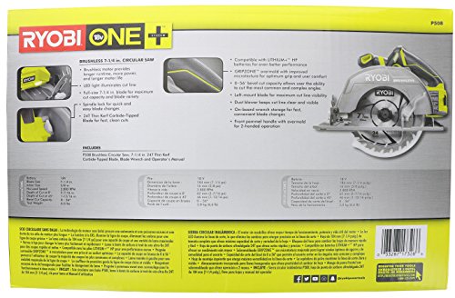 Ryobi 18V One+ Brushless 7 1/4-Inch Circular Saw