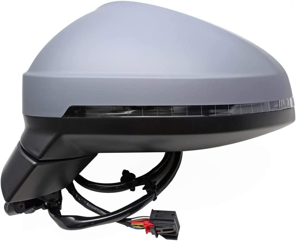 For Audi A4 Allroad 2017 2018 Door Mirror Driver Side | Power | Heated | w/Signal | Paint To Match | Replacement For 8W1857409T9B9 | AU1320135