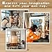 Jangker Tufting Frame for Rug Making - Large 27.5'' Rug Making Kit with Carpet Tack Strip