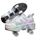 ventajas de patinar en rollers ✿ [Buena envoltura, cómoda y estable] Los patines de rodillos se ajustan a la forma del pie, se ajustan a la ergonomía, tienen buenas propiedades de envoltura, protegen los tobillos y son suaves y cómodos.