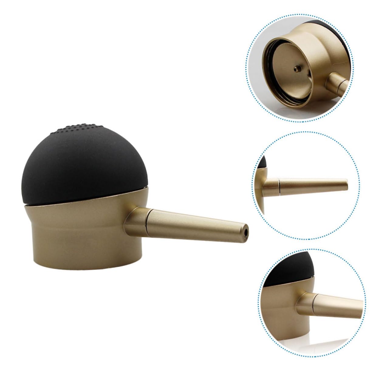 Didiseaon Hair Thickening Tools Spray Applicator Pump Fiber Applicator Unique Design Nozzle Efficient and Accurate Hair Fiber Spray Nozzle