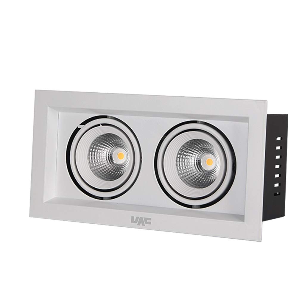 Downlight LED encastrable calandre pour salon et cuisine
