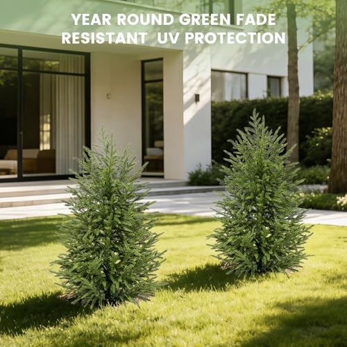 Arbres topiaires artificiels : fini l'arrosage pour votre porche extérieur