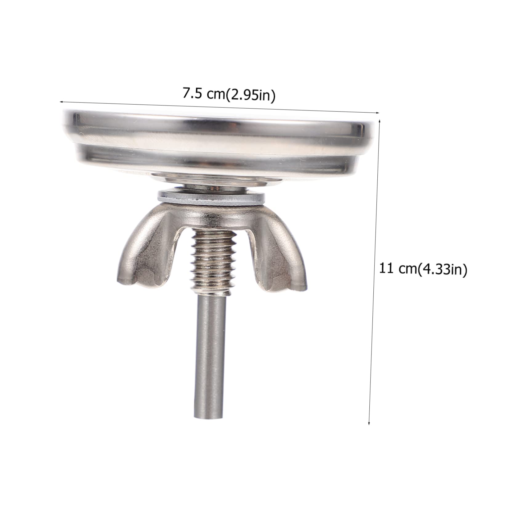 Mikinona Oven Thermometer Bimetallic Thermometers BBQ Grill Stainless Steel Instant Read