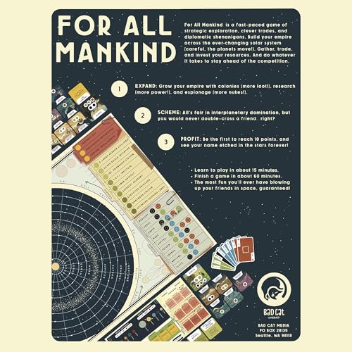 For All Mankind - Juego de Estrategia para 1-4 jugadores miniatura 2