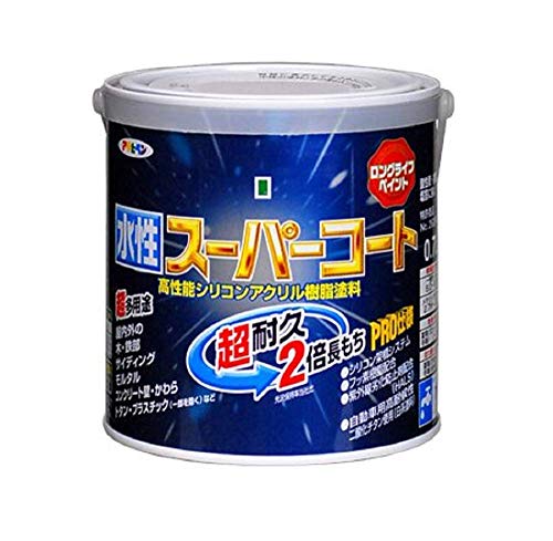 アサヒペン ペンキ 水性スーパーコート 水性多用途 ソフトオーカー 0.7L