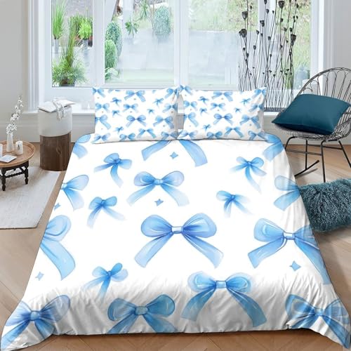 Parure lit babouin bleu microfibre résistante effet ultra doux