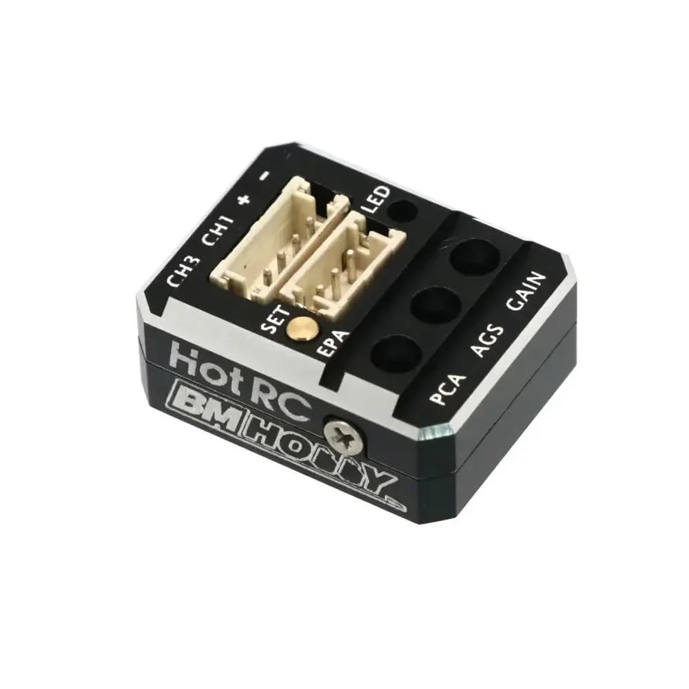 Do HotRC F11 Pro Mini metalowy żyroskop do PWM 3,5-9 V JST1.5 wyścigów RC Drift, łodzi wyścigowych Rally Crawler Speed ​​Boats i pojazdów FPV