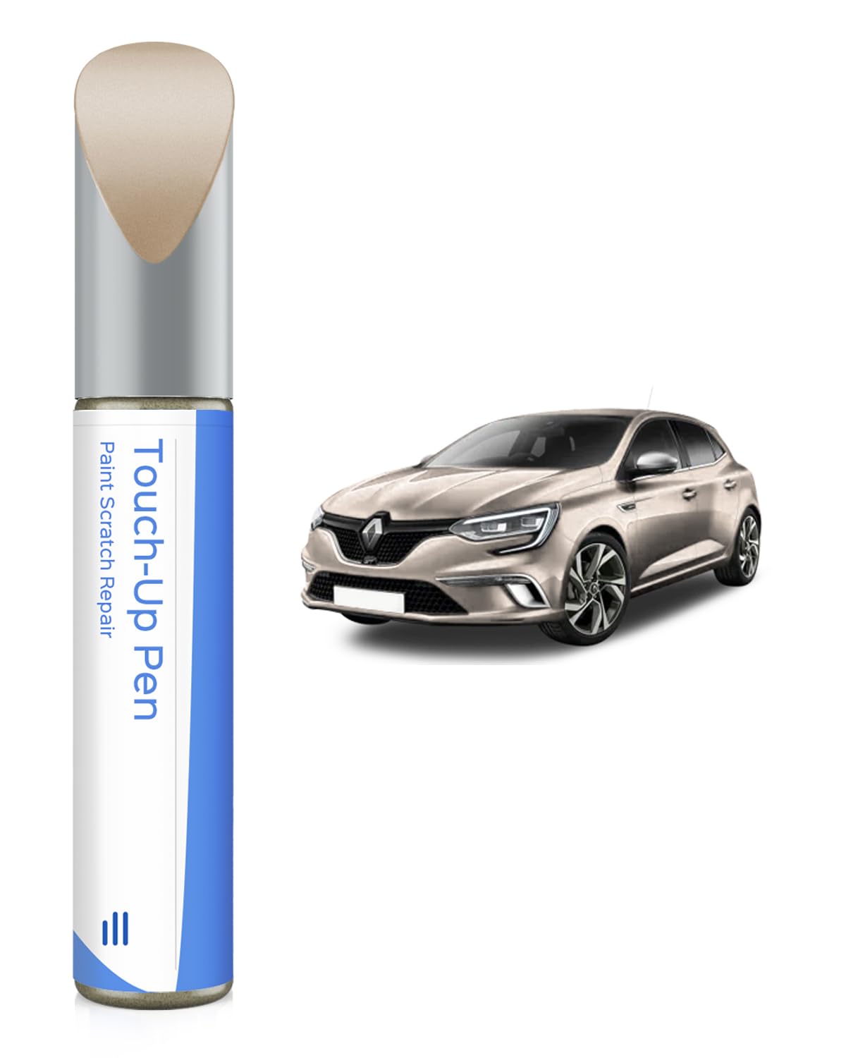 Pintura para retoques de Renault D69 Gris Platine metálico/gris platino metálico, coincidencia exacta, reparación de arañazos y desconchados — view 10