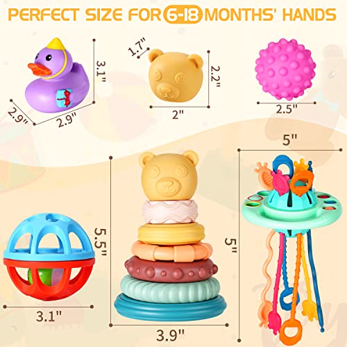 Soft Sensory Baby Toy For 6 9 12 18 Month Gift, 5-In-1 Infant Development Toys For 7 8 9 10 Month Old, Montessori Toys For Babies 6-12 Months 1+ Year Old Boy Girl #TOP5