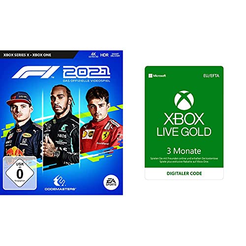 F1 2021 (inkl. kostenloser Xbox Series S/X Version) - [Xbox One] + Xbox Live Gold 3 Monate (Download Code)