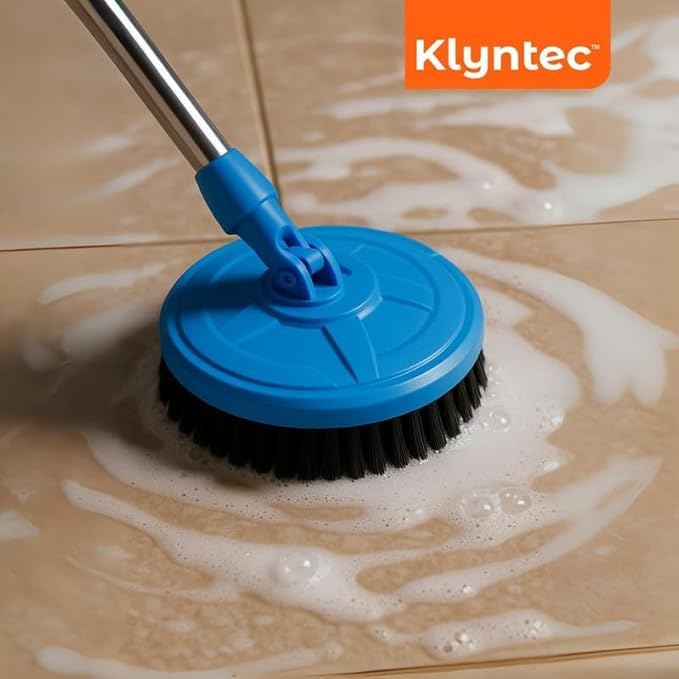 Klyntec Multipurpose Hard Bristle Cleaning Brush | Heavy Duty Scrubber for Bathroom, Kitchen, Floor & Tiles | Durable Ergonomic Grip | 1 Pc 3