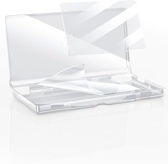 Clear Protective Case for Nintendo DS Lite PC Hard Shell Cover with Dual Screen Protectors & Installation Kit All-in-One Protection Set, Designed for DS Lite Only Not Tempered Glass Films