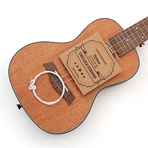 Haiki Ukulelensaiten-Set, 4-teilig, transparente Nylon-Saiten, Ersatzteile, Zubehör für Ukulele