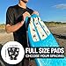 Ho Stevie! Premium Surfboard Traction Pad - Foot Won't Slip - 3 Piece, Full Size, Maximum Grip, Strongest 3M Adhesive