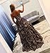 Mollyevers Corset Prom Dress with Slit Strapless Tiered Chiffon Cheetah Print Formal Dresses for Women Size 6