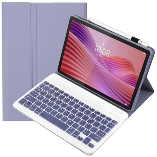 Keyboard Cover Folio Case with Detachable Bluetooth Keyboard for Lenovo Tab K10 Gen 2 10.1" (TB311FU / TB311XU)