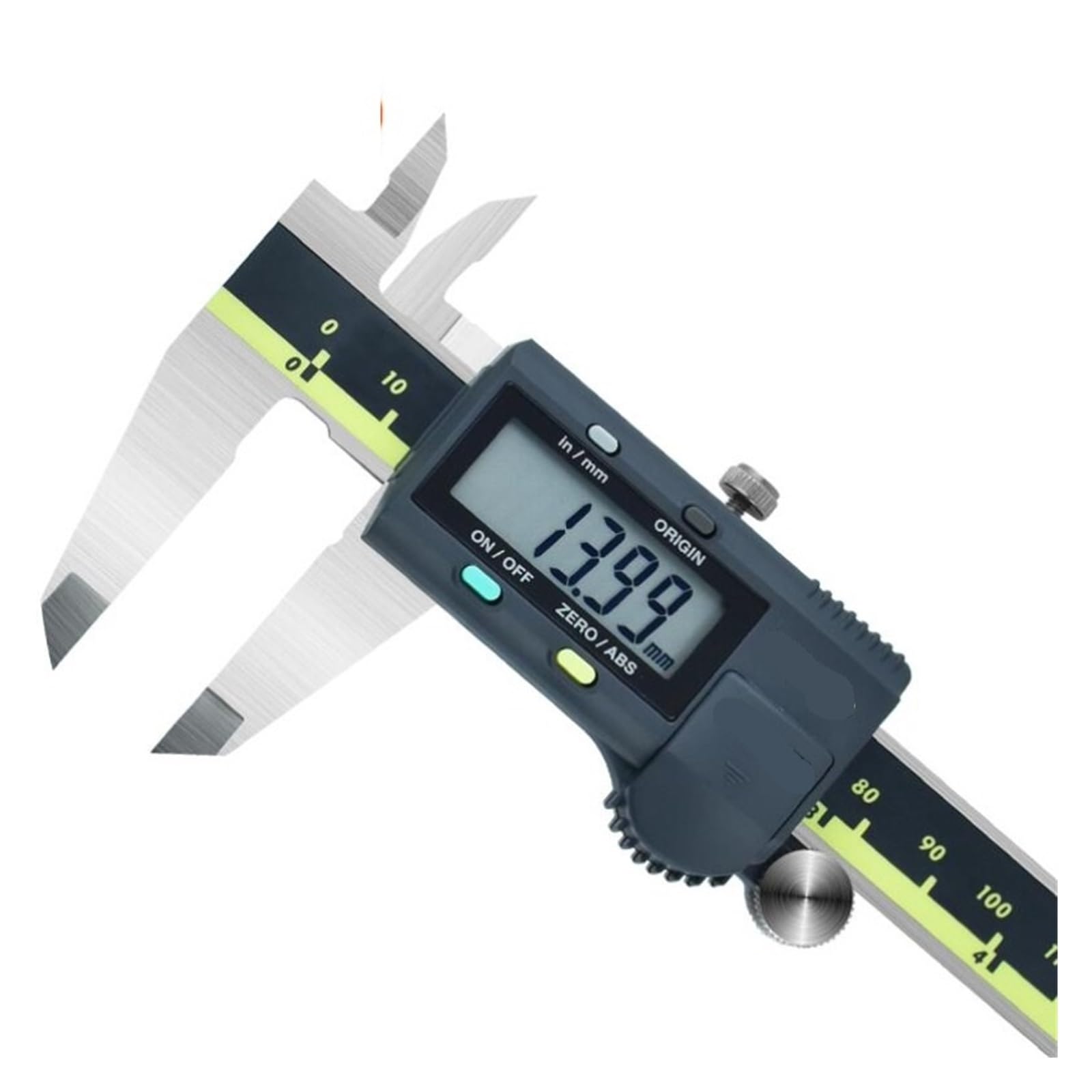 Wytrzymały suwmiarka z noniuszem, Suwmiarka cyfrowa 0-150 mm 500-196-30 LCD 6 cali Elektroniczny pomiar Stal nierdzewna(150mm)