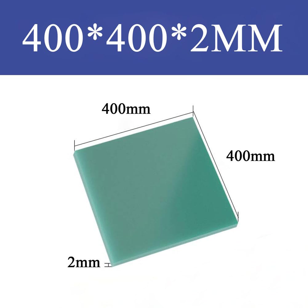 Premium FR4 Glasfaser-Epoxidharzplatte – 400 x 400 mm Dämmplatte, 1 Stück(400x400x2mm)