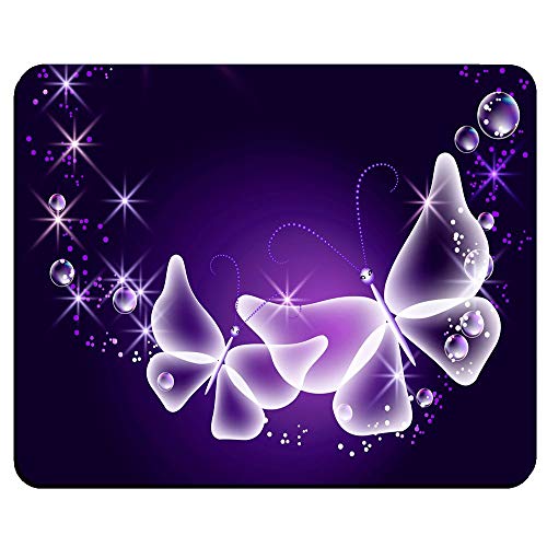 Preisvergleich Produktbild Bunter Schmetterlingsdruck Anti-Rutsch-wasserdichte optische Maus Mauspad Mausmatte Mauspad E04
