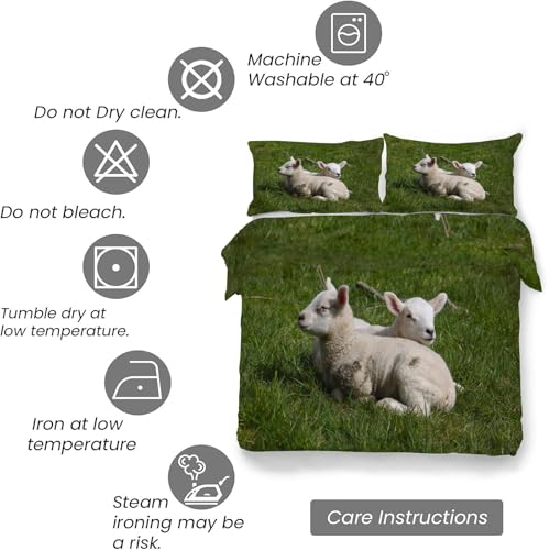 Housse de couette 160x200 en microfibre douce et finitions zip