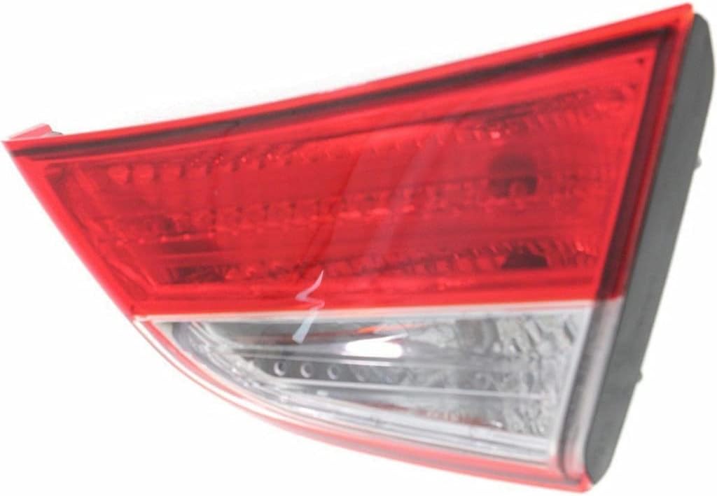 CarLights360 For Hyundai Elantra 2011 2012 2013 Inner Tail Light Assembly Inner Driver Side DOT Certified | HY2802115 | 92403 3Y000