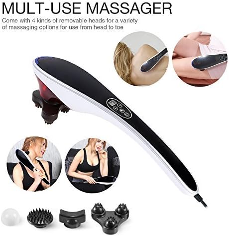 Back Massger Handheld Ohuhu Electric Percussion Deep Tissue Massagers for Back Neck Shoulder Leg Foot Muscle Mother' Day Gifts