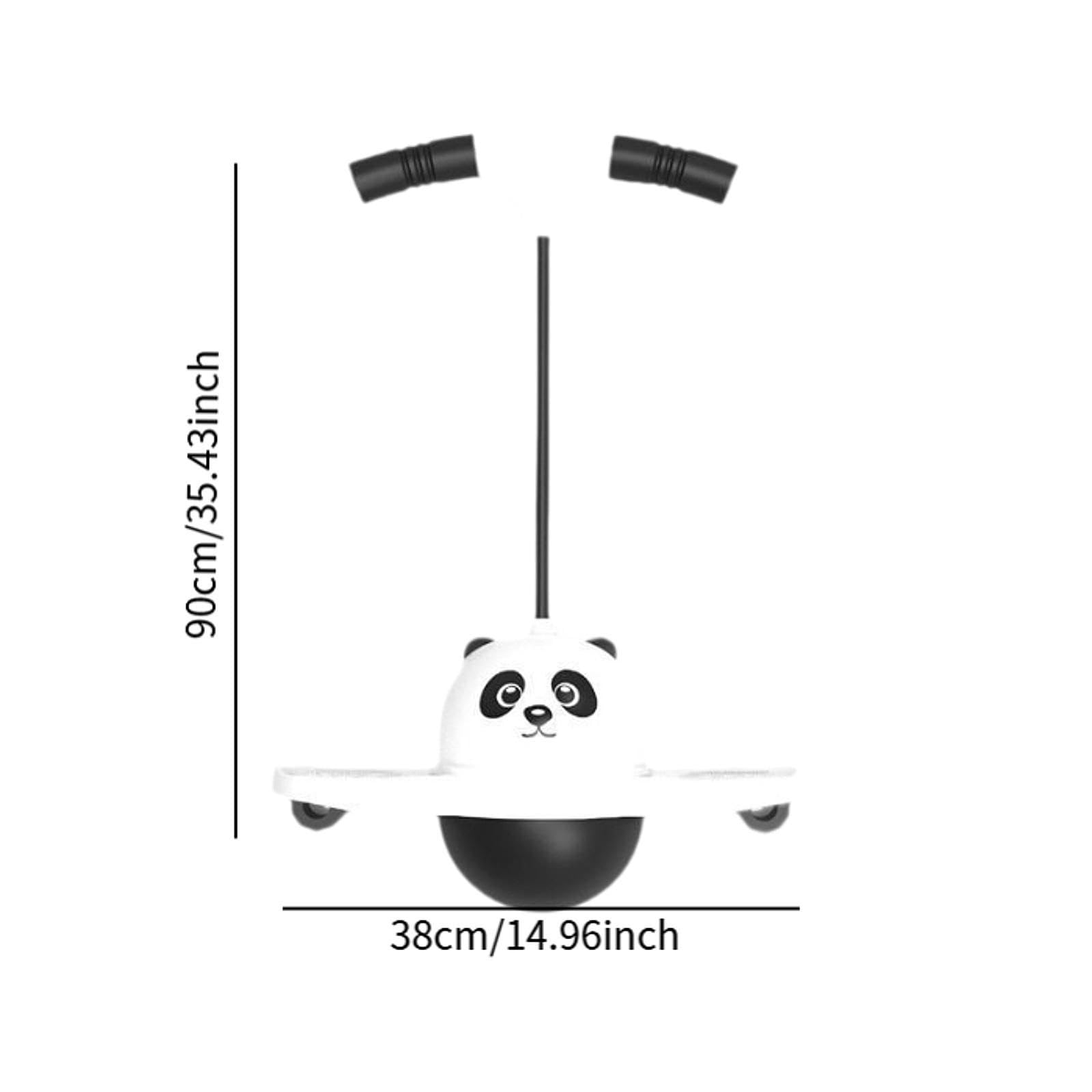 Pogo Balance Board Panda Pogo Ball avec Poignée, Un Pogo Amusant