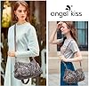 Carteras y bolsos de mano hobo Angel Kiss para mujer, bolso satchel, bolso de mano grande para uso diario 4