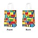Building Blocks Goodie Candy Gift Bags for Lego Party Supplies, Color Bricks Theme Building Block Party Supplies for Kids Birthday Party Decoration