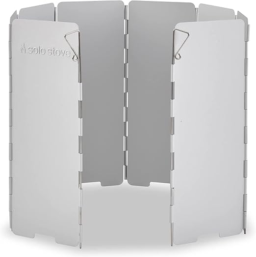Solo Stove Solo Aluminum Windscreen Foldable Wind Protection, Ideal