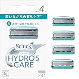 Schick(シック) ハイドロ5ケア 替刃(4コ入) 髭剃り カミソリ