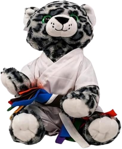Miniatura 2 de Traje de karate con cinturón, ropa de oso de peluche de 6 a 10 pulgadas, construye oso y haz tus propios animales de peluche