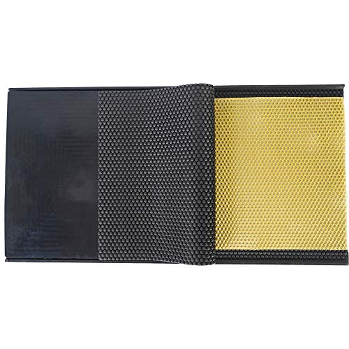 Beeswax Foundation Press Mold Silica Gel Base Mold Beekeeping Silicone Flexible Bee Hive Wax For Machine Foundation Sheets Press Tool For Beekeeper (Black) #TOP5
