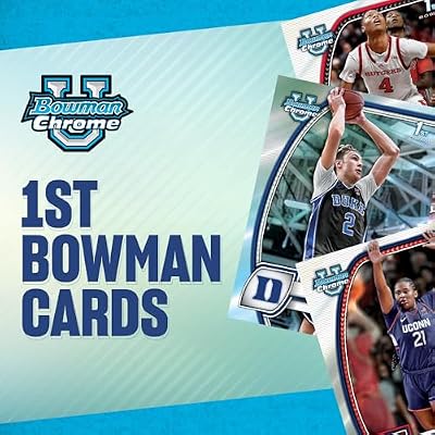 2024/25 Bowman University Chrome Basketball Factory Sealed Value Box - College Team Sets