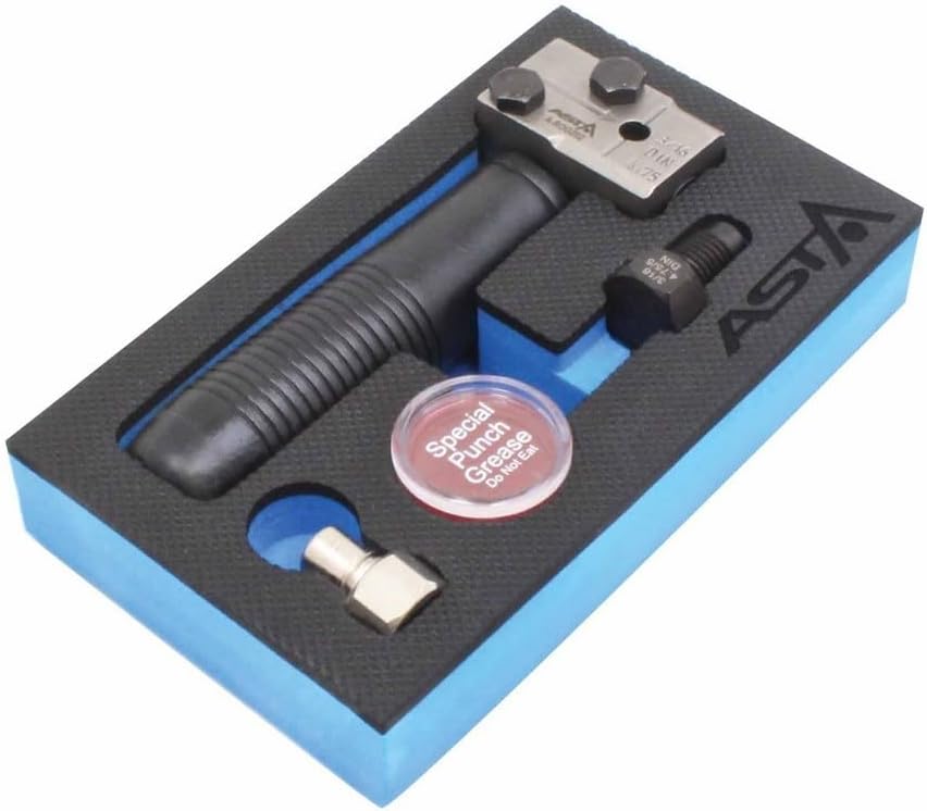 4.75mm DIN brake pipe flaring tool hand held kit on vehicle ASTA