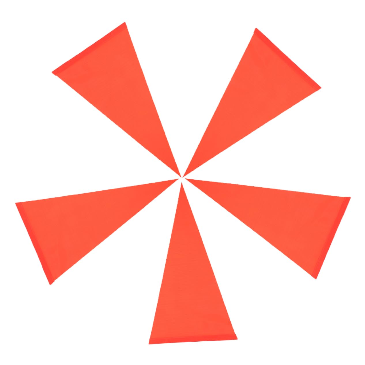 Garneck 5Pcs Bike Safety Flags High Visibility Caution Flags for Bicycles Durable Tear Resistant Warning Pennants Easy to Install for Outdoor Use