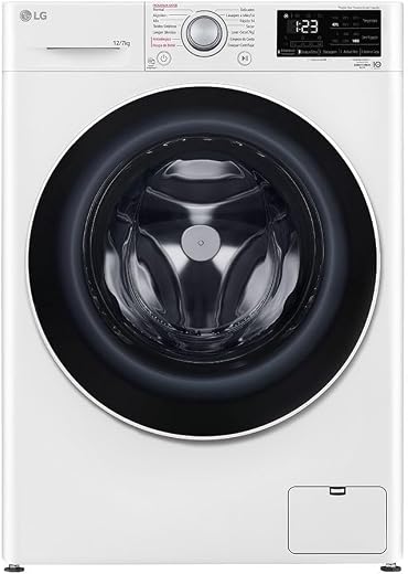 Lava e Seca Smart com Inteligência Artificial AIDD 12Kg LG VC5 CV3012WC5 Branco (110, Volts)